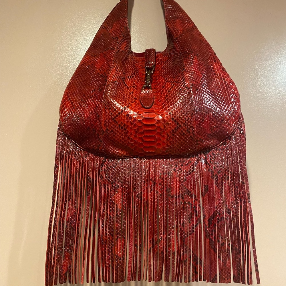 New Gucci Python Handbag - Picture 2 of 12